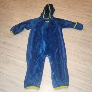 The North Face Infant Fleece Body Suit Baby Boy Size 6-12 Months B1
